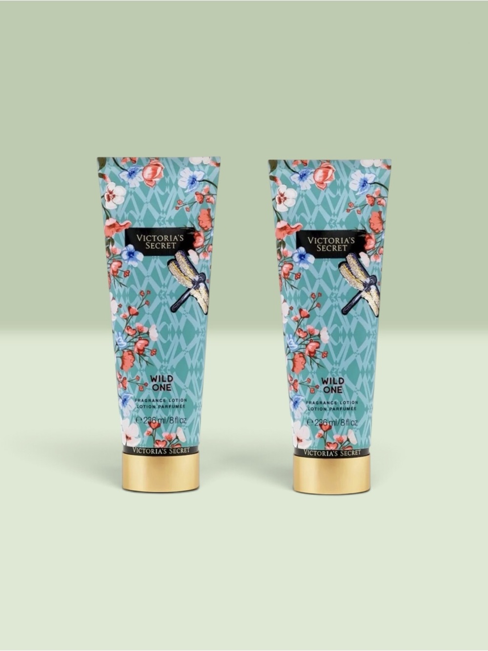 Victoria's Secret WILD ONE Fragrance Lotion ~  8 fl.oz. ( Lot of 2 )